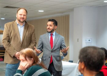 Adam Alharbi Celebrates the Holiday Spirit with Hamtramck Seniors