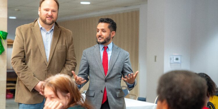 Adam Alharbi Celebrates the Holiday Spirit with Hamtramck Seniors